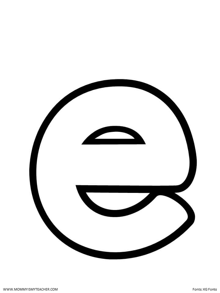 Letter e worksheets and printables for preschool and kindergarten â mommy is my teacher