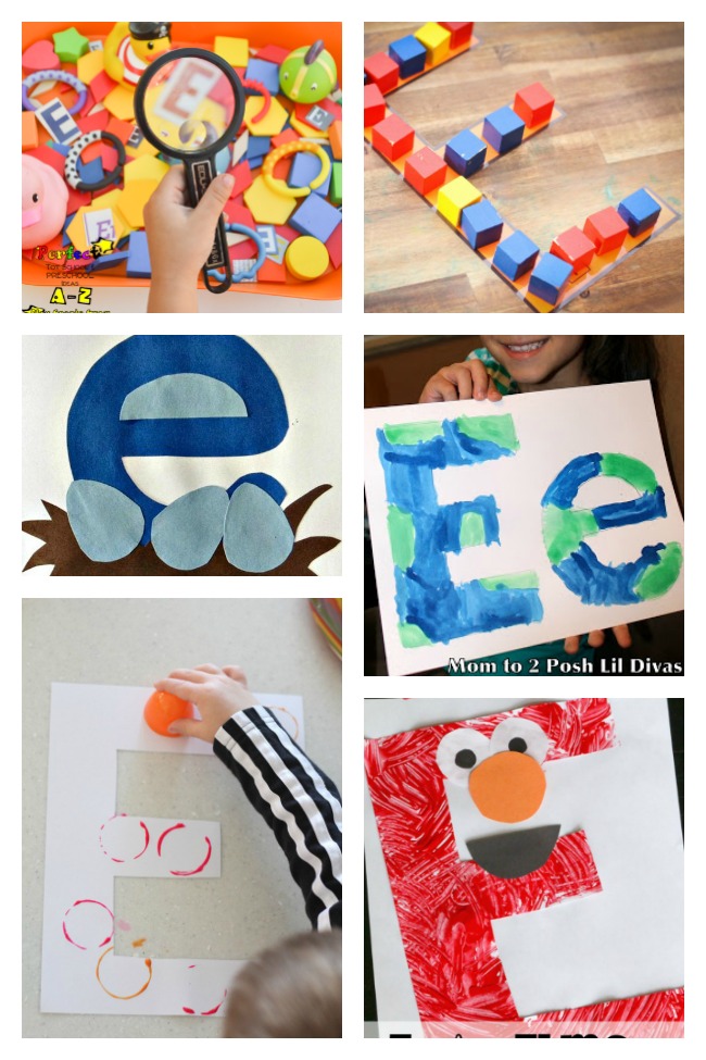 Easy letter e crafts activities kids activities blog