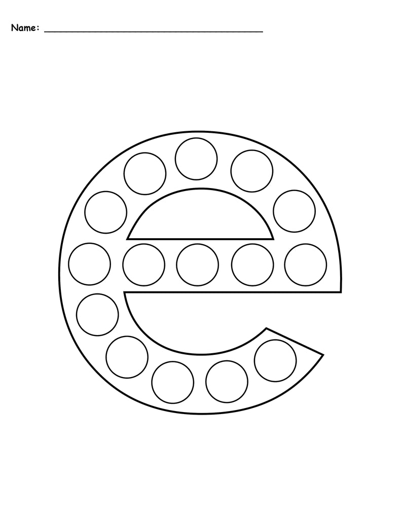 Letter e do
