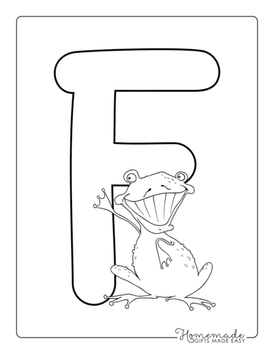 Free printable alphabet coloring pages for kids