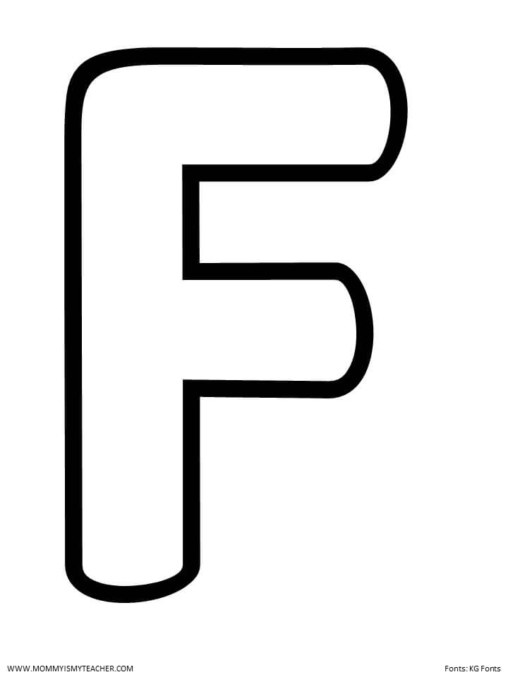 Letter f printables â mommy is my teacher