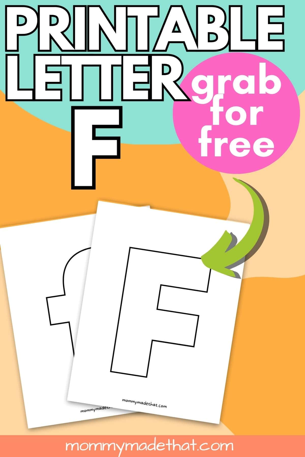 Printable letter f grab the free templates