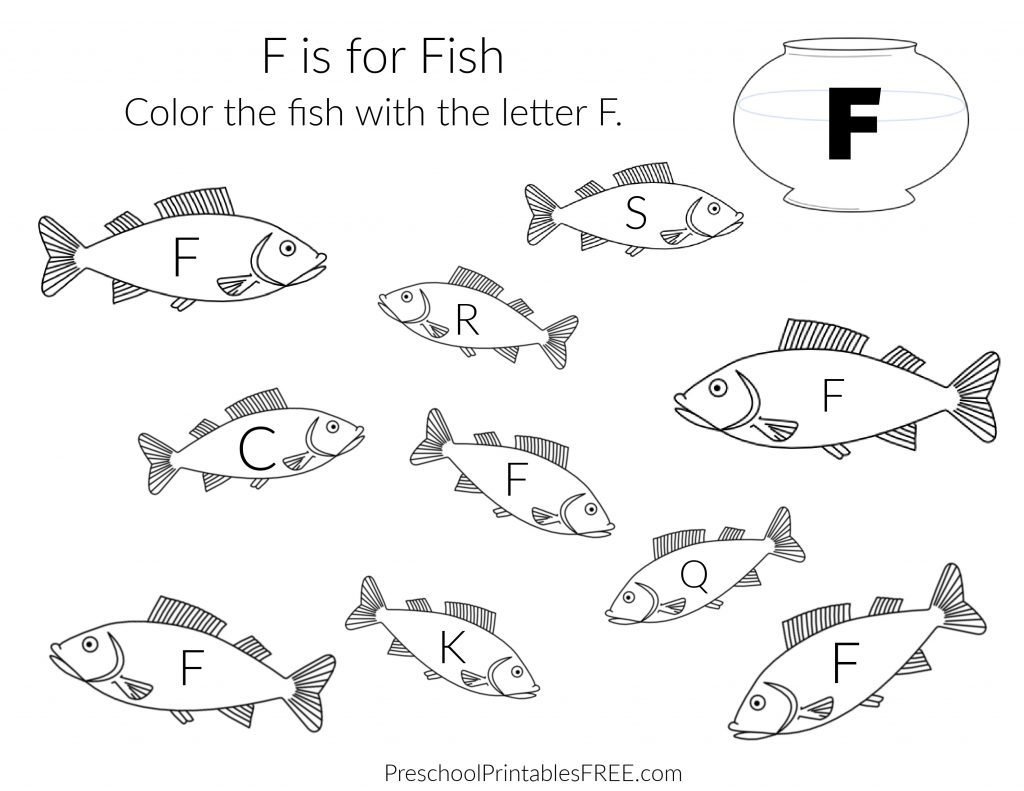 Letter f worksheets for preschool â free preschool printables