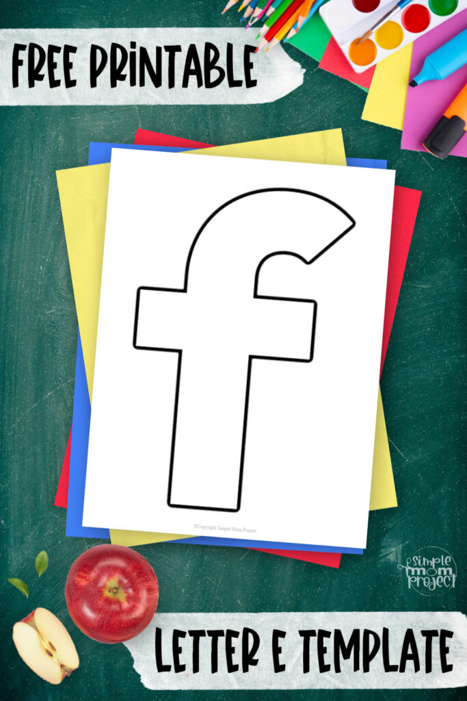Free printable lowercase letter f template â simple mom project