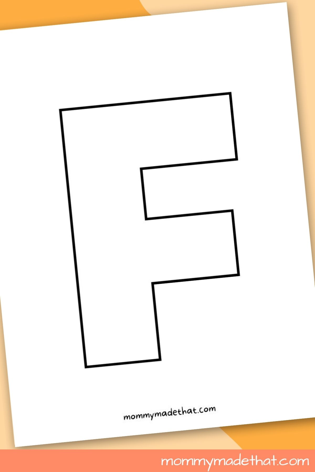 Printable letter f grab the free templates