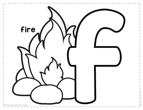 Alphabet coloring pages