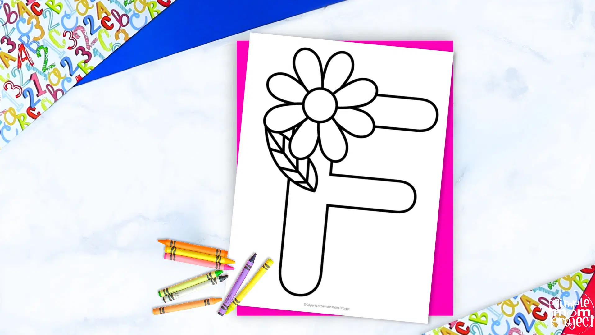 Free printable letter f coloring page â simple mom project