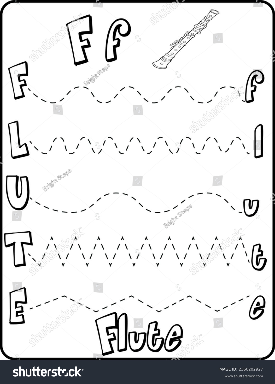 Back school coloring page kids tracing stock vector royalty free