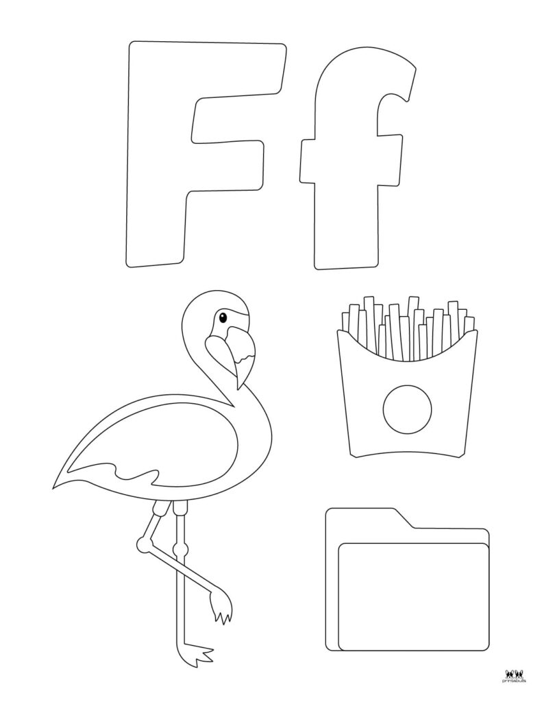 Letter f worksheets