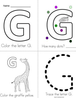 Letter g books