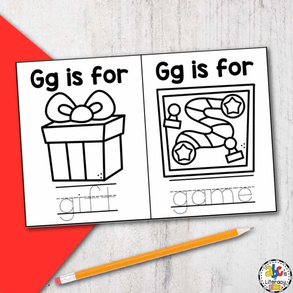 Letter g book