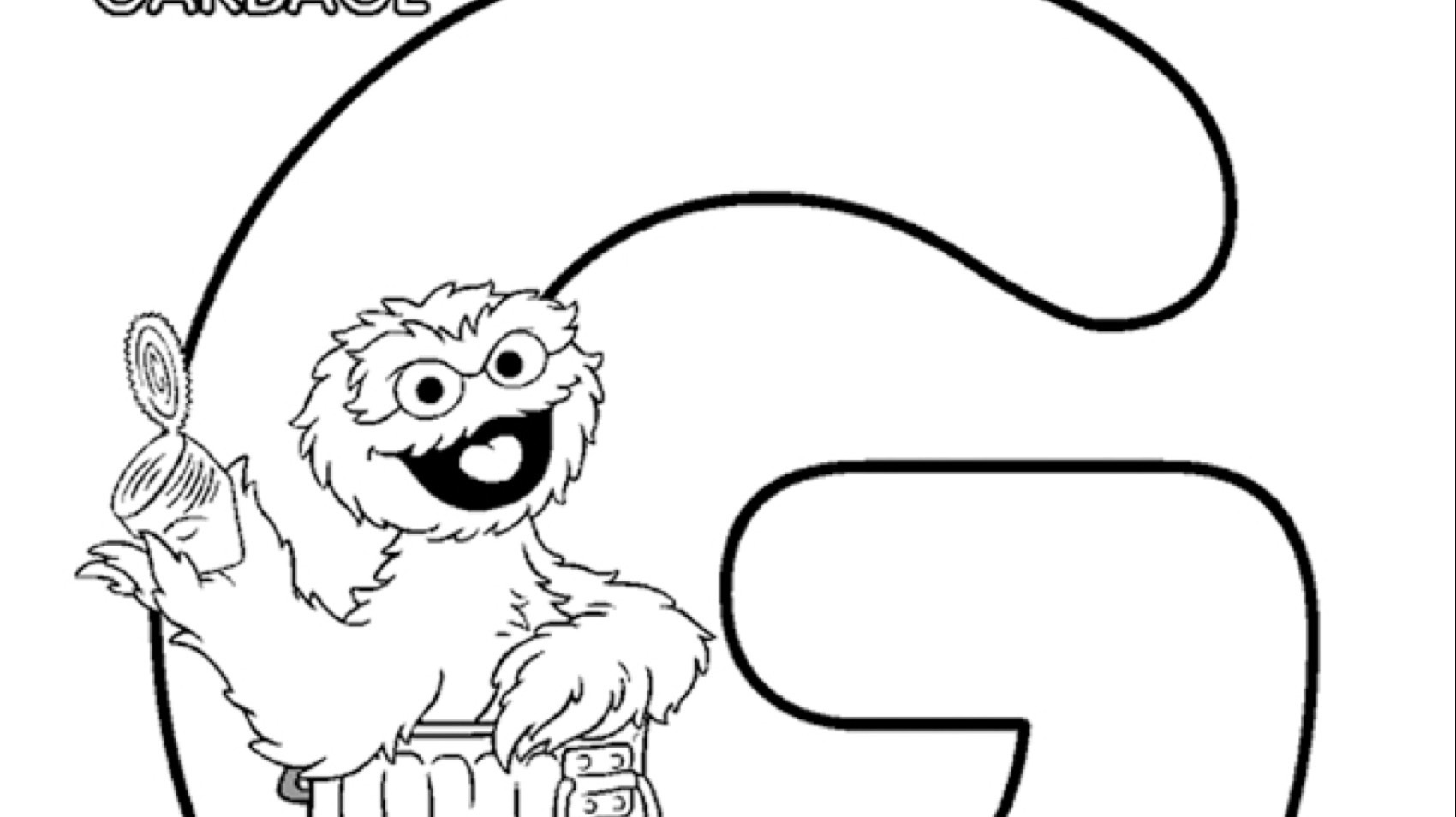 The letter g coloring page kids coloringâ kids for parents