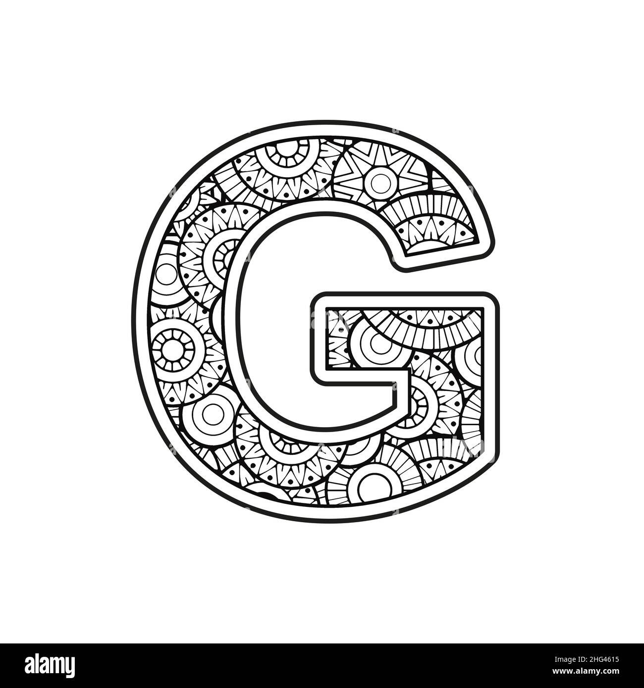 Letter g coloring pages hi