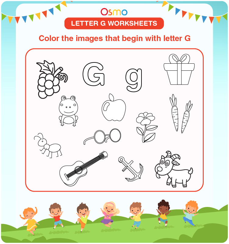 Letter g worksheets download free printables