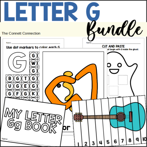 Letter g worksheets and hands on centers bundle made by teachers