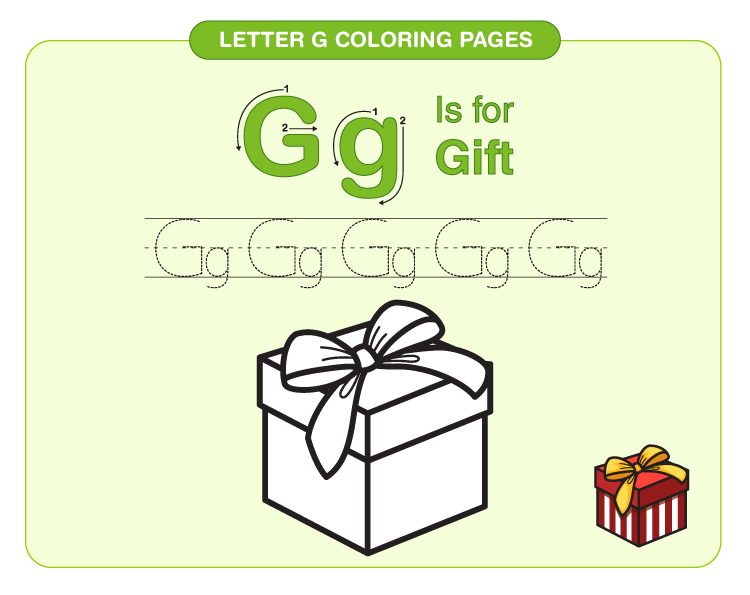 Letter g coloring pages download free printables for kids