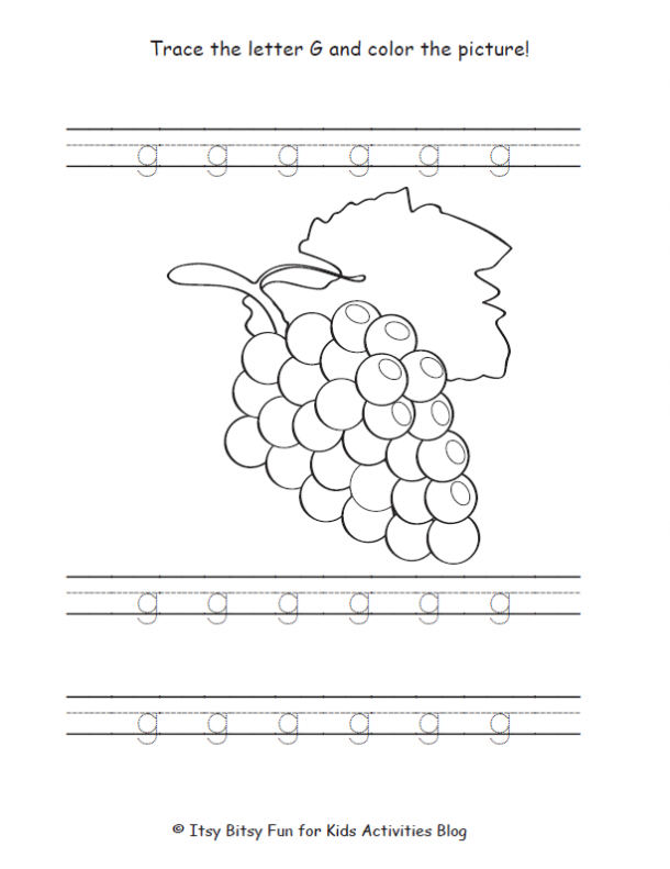 Free letter g worksheets for preschool kindergarten kids activities blog
