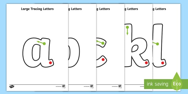 Alphabet tracing worksheets a