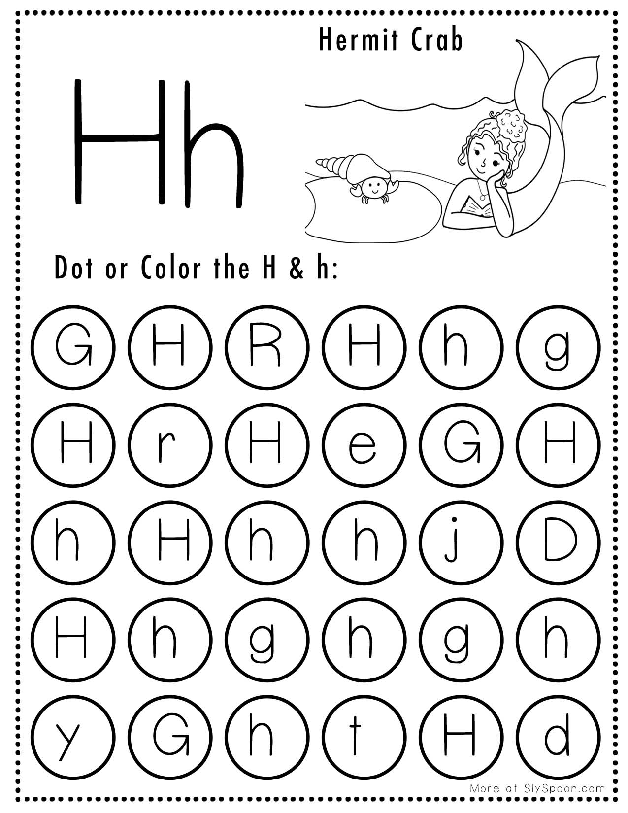 Free alphabet do a dot printables worksheets
