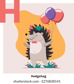 Flashcard letter h stock photos