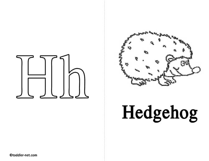 Free printable letter h flashcard and worksheet