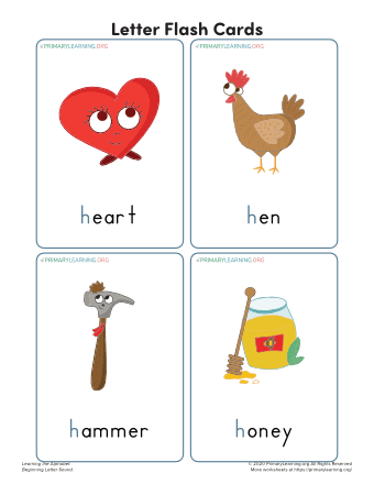 Letter h flashcards