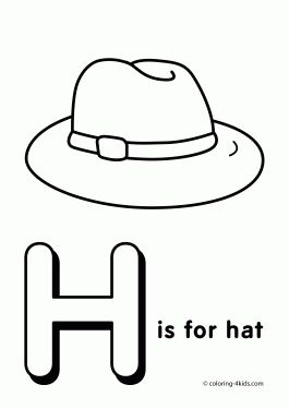 Letter h coloring pages alphabet coloring pages h letter words for kids printable alphabet coloring pages preschool coloring pages free kids coloring pages