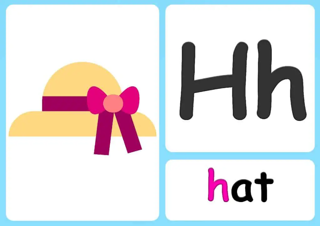Alphabet flashcards