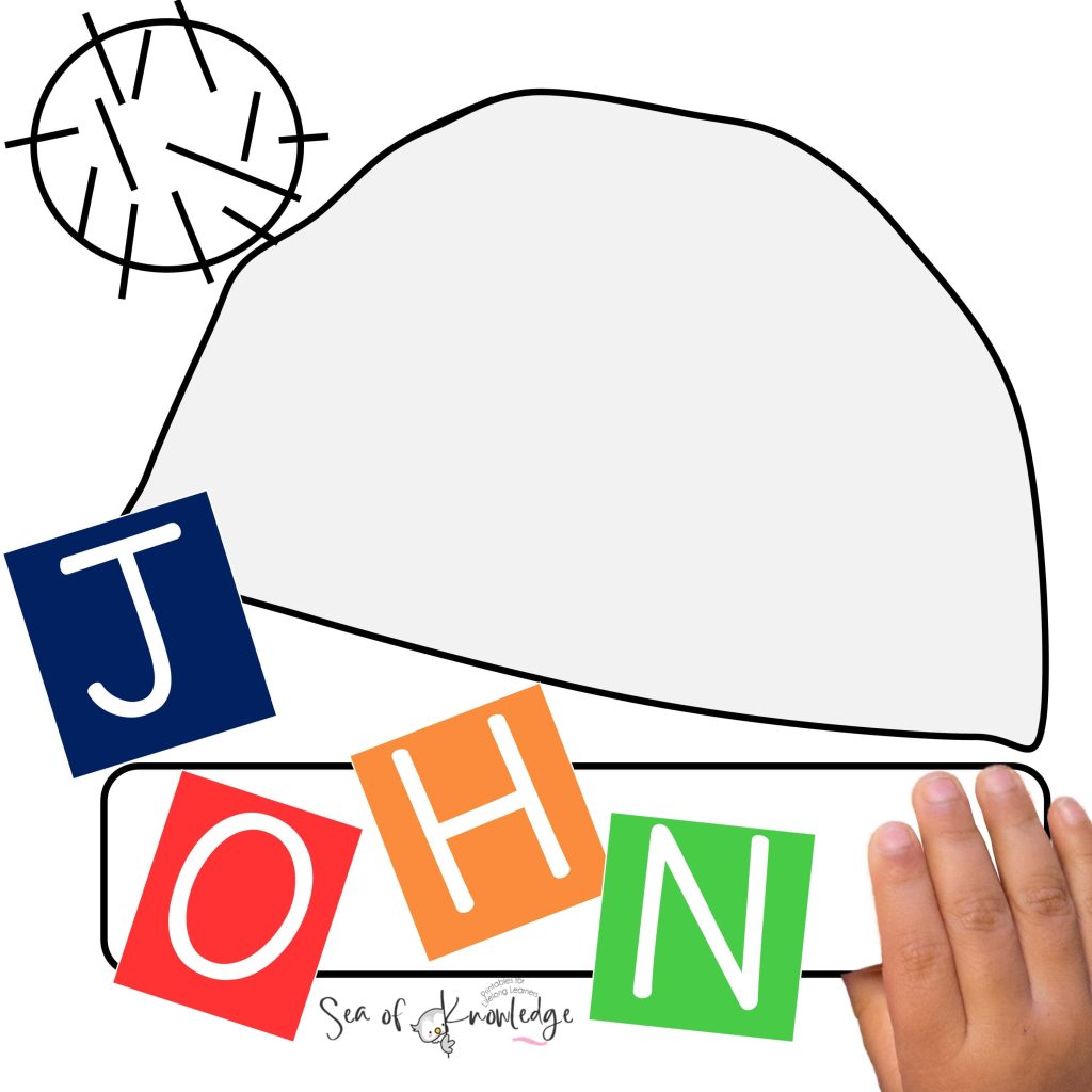 Winter craft preschool hat template free download