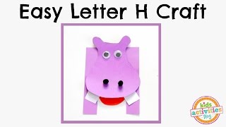 Letter h craft