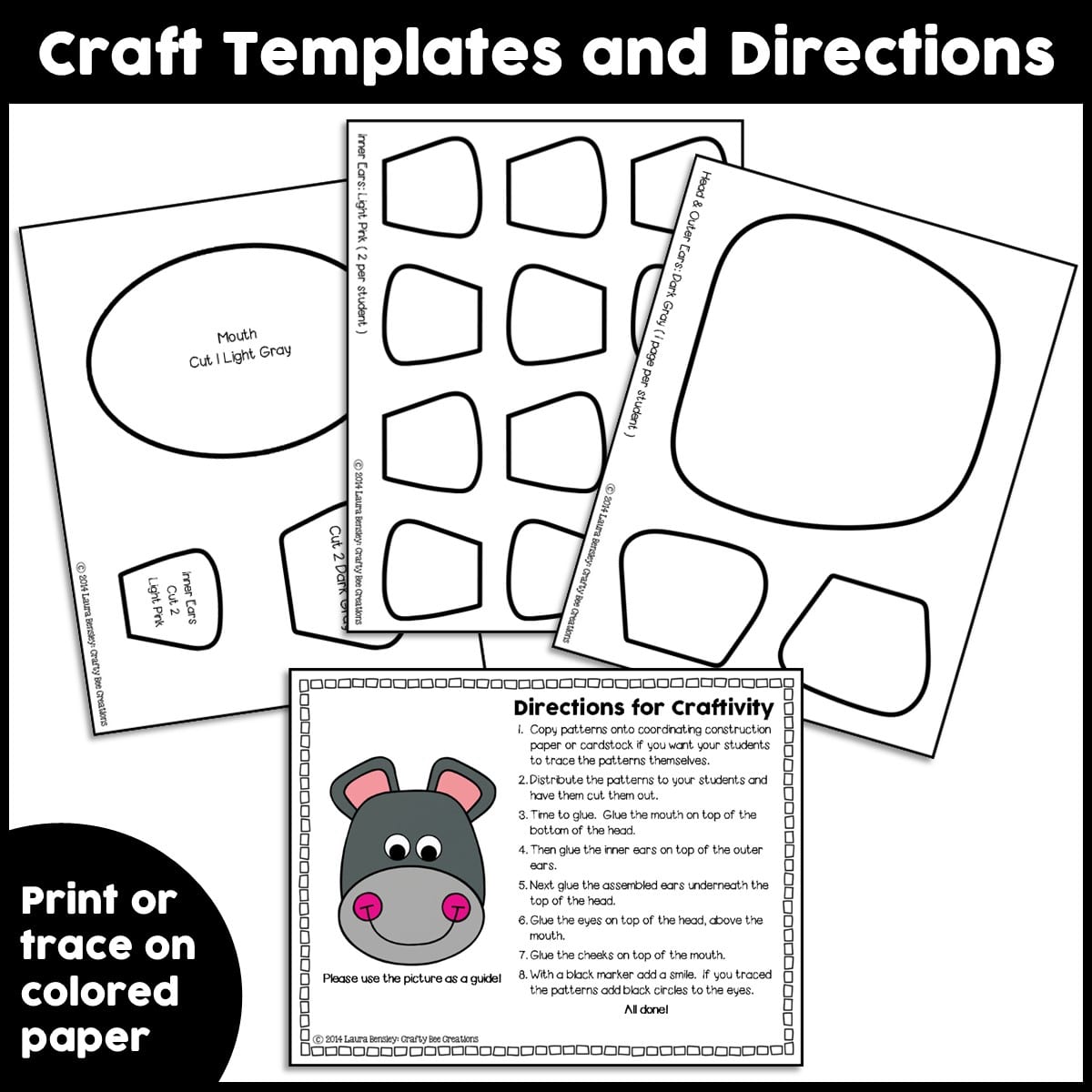 Hippo craft activity