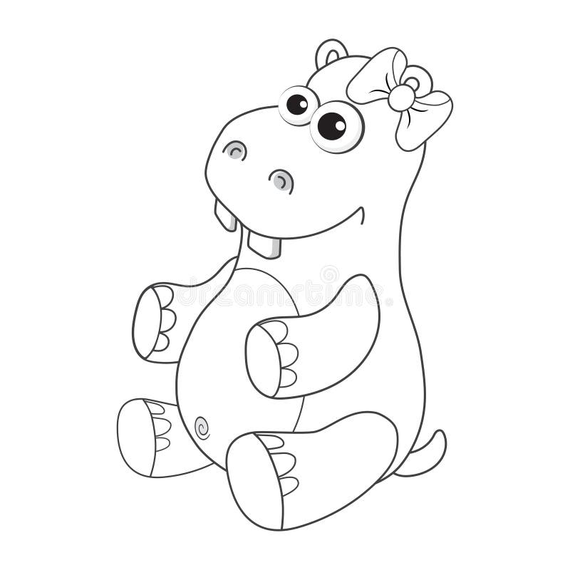 Hippopotamus kids activity stock illustrations â hippopotamus kids activity stock illustrations vectors clipart