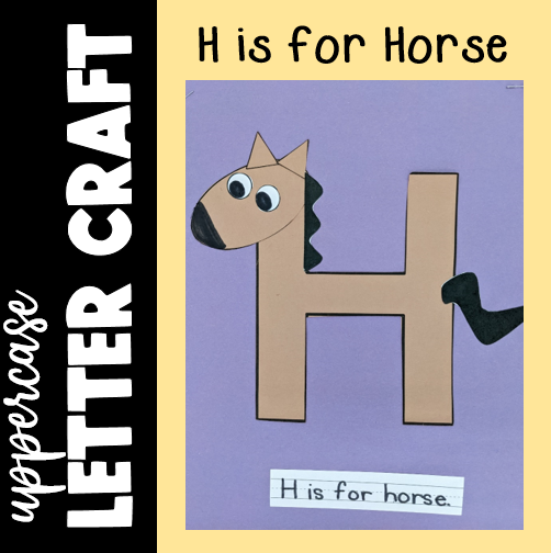 Letter h craft