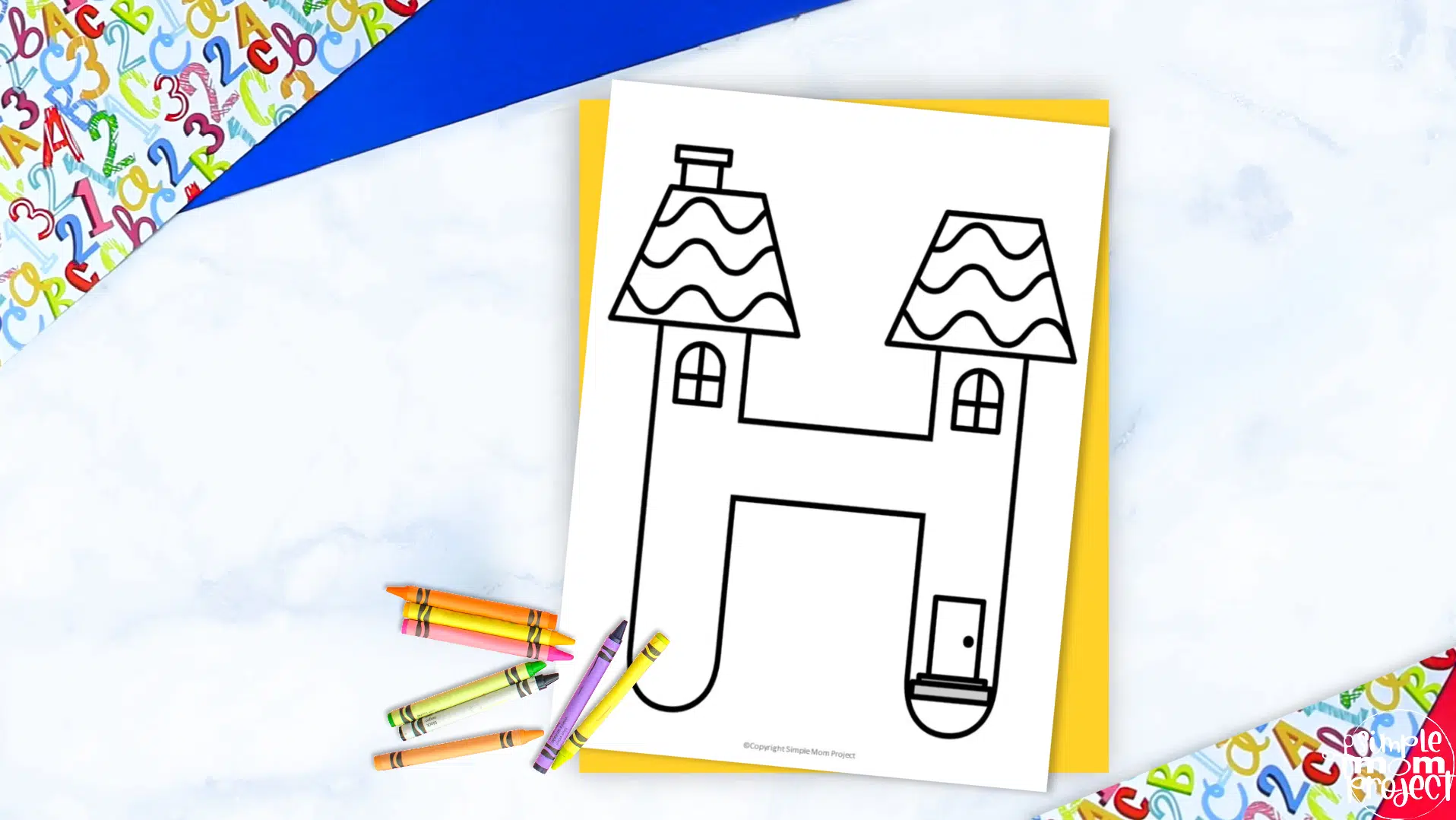 Fun printable alphabet coloring pages â simple mom project