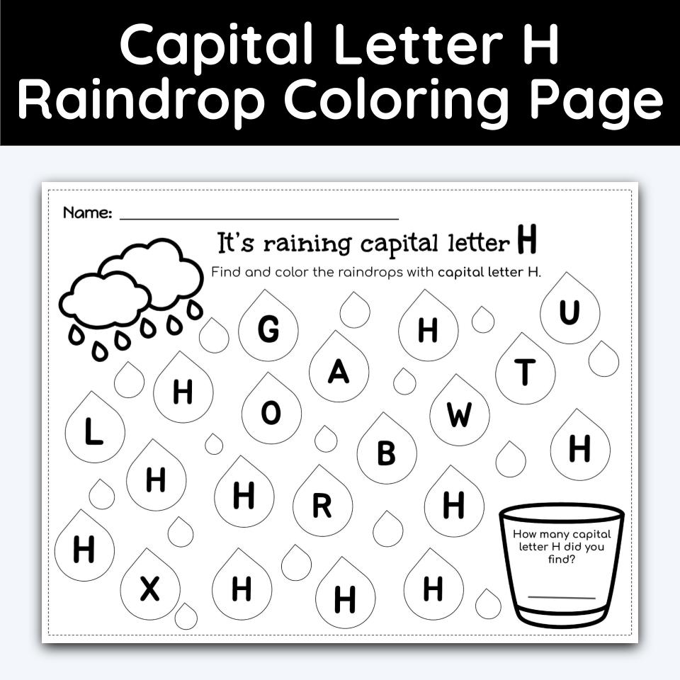 Capital letter h