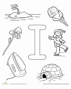 I is for worksheet education preschool letters letter i worksheet alphabet preschool