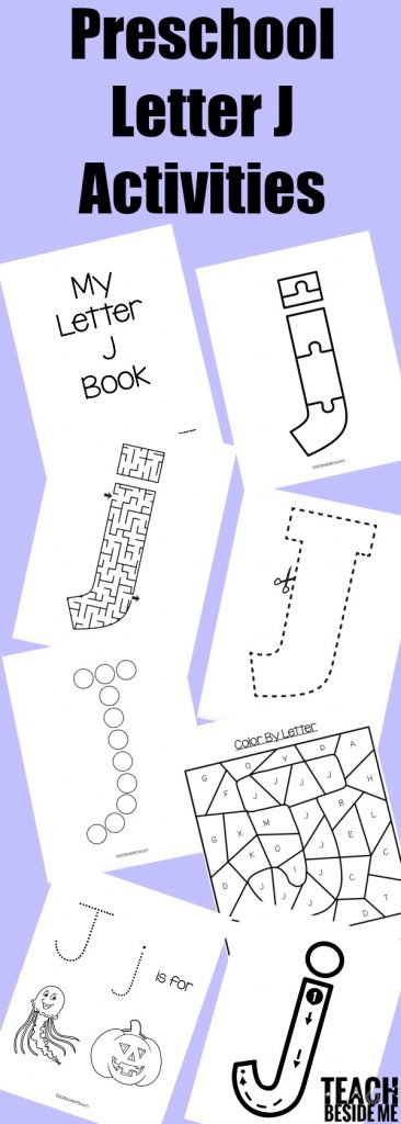 Letter of the week preschool letter j activities