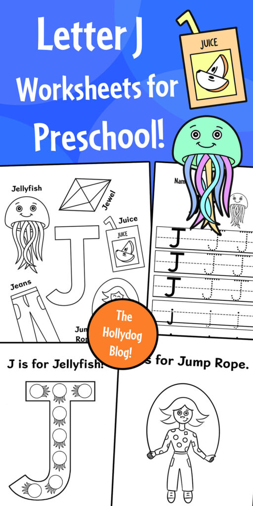Free letter j worksheets for preschool â the hollydog blog