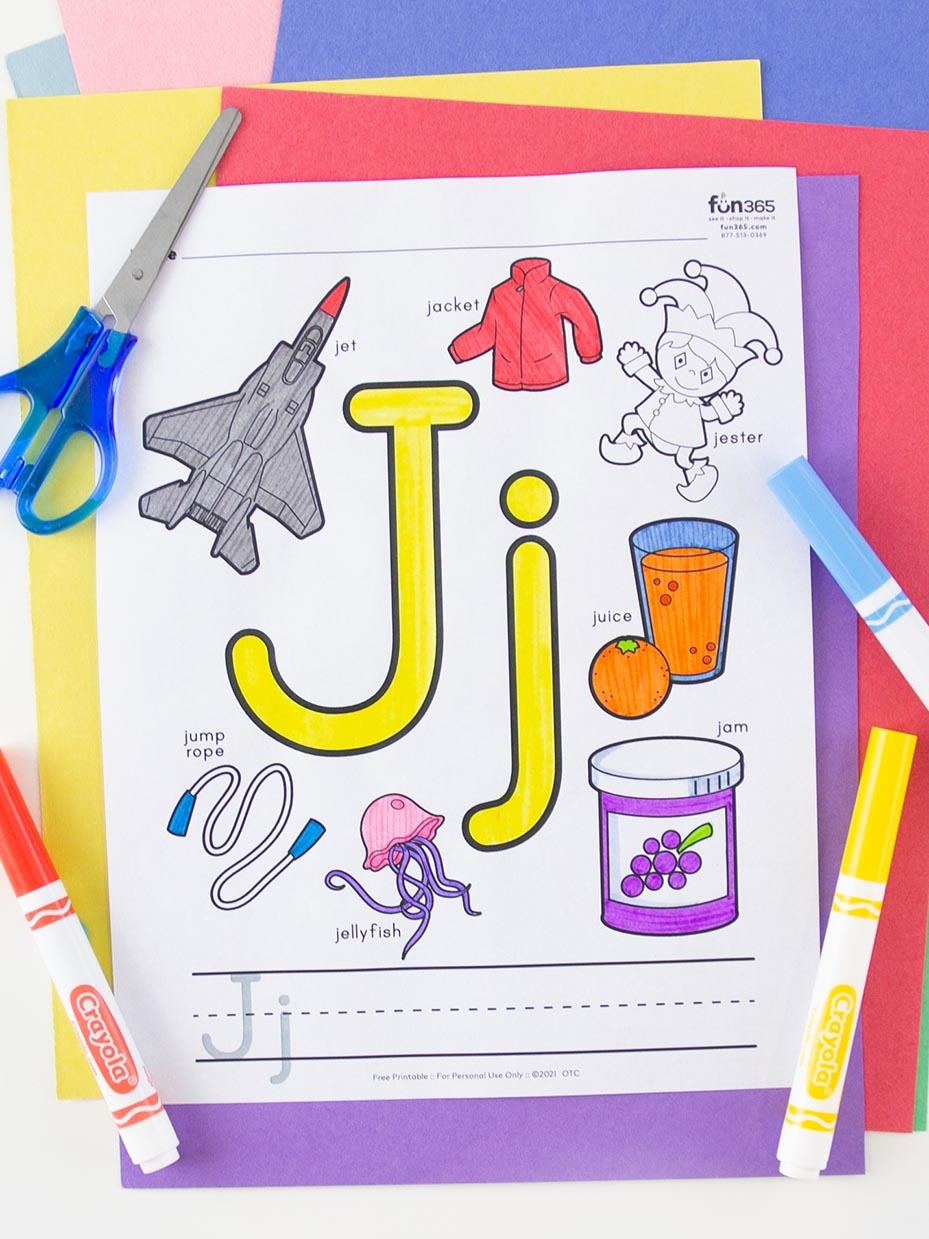Alphabet free coloring pages