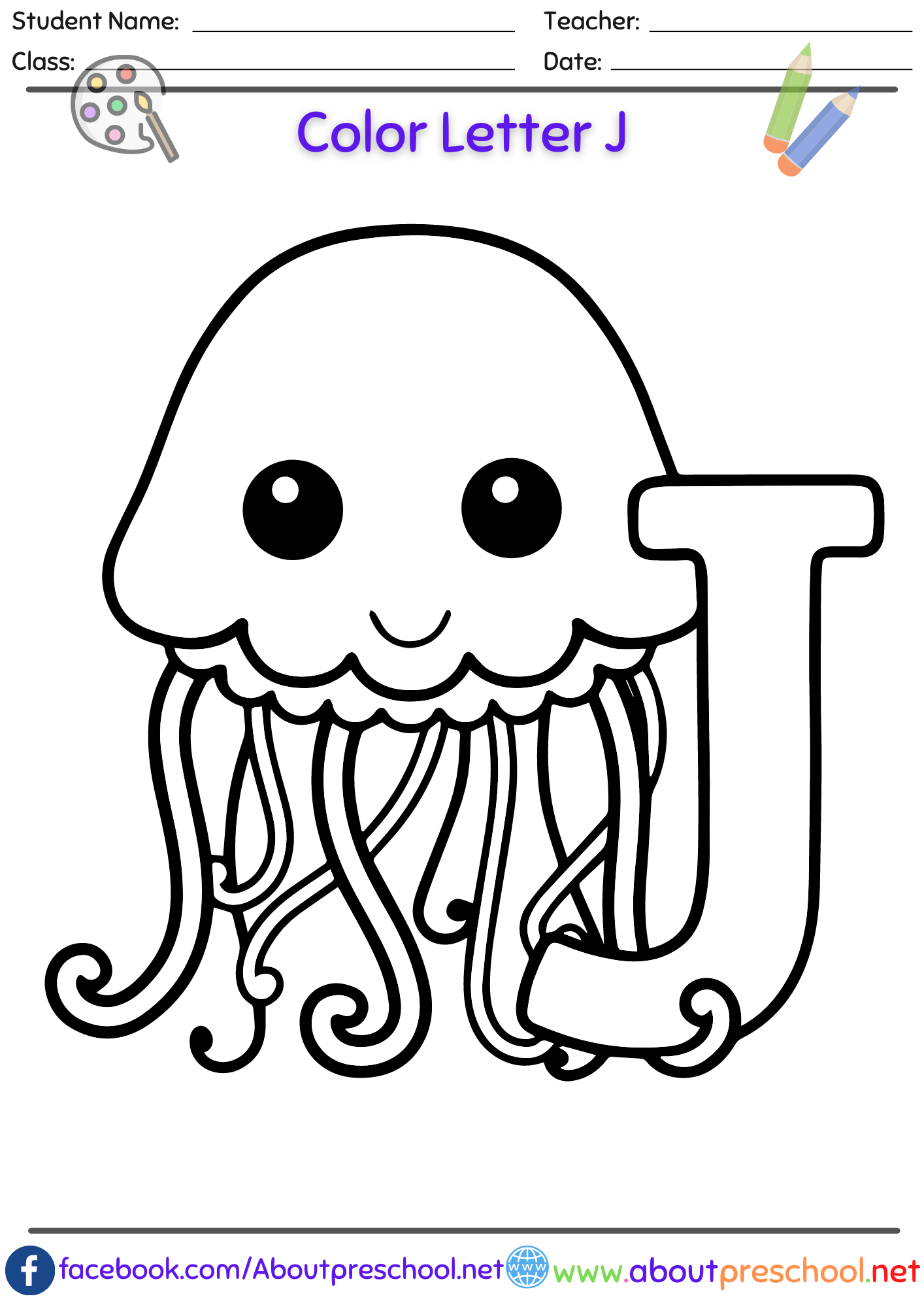 Letter j coloring page archives