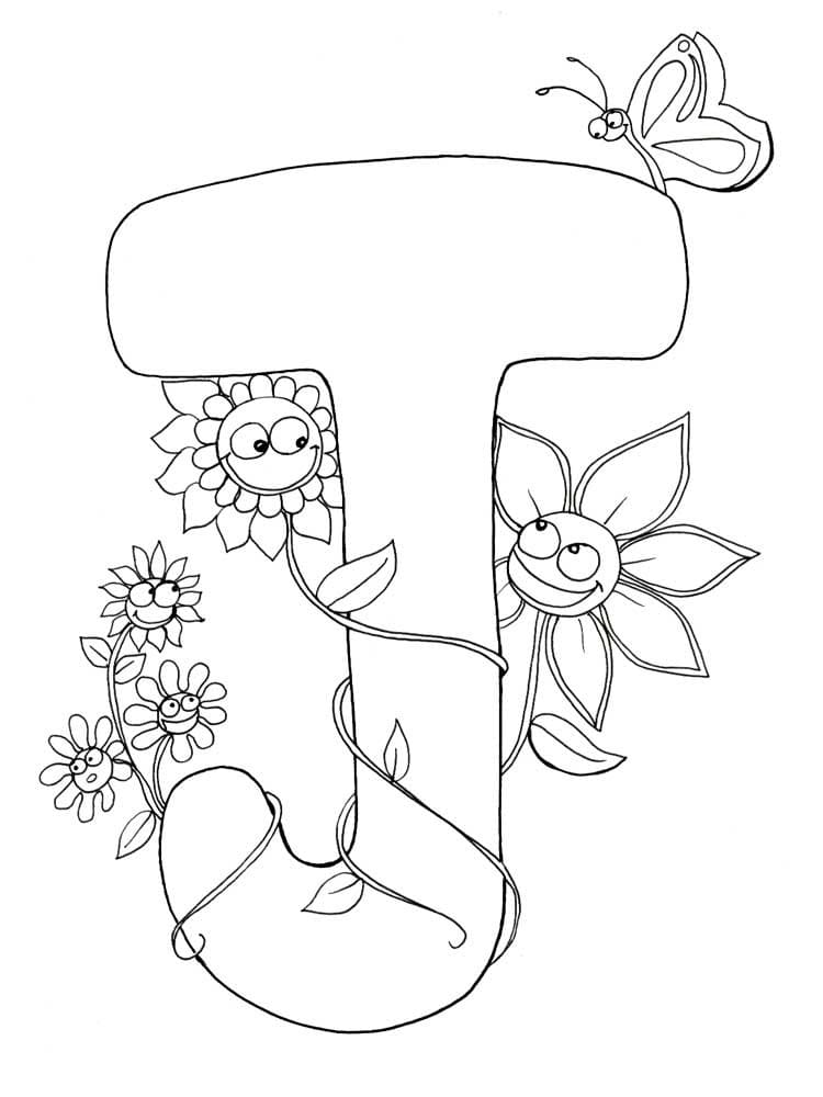 Letter j coloring pages