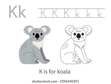 Letter k coloring page images stock photos d objects vectors