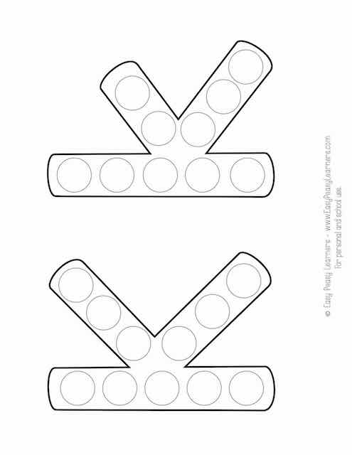 Free alphabet do a dot printables