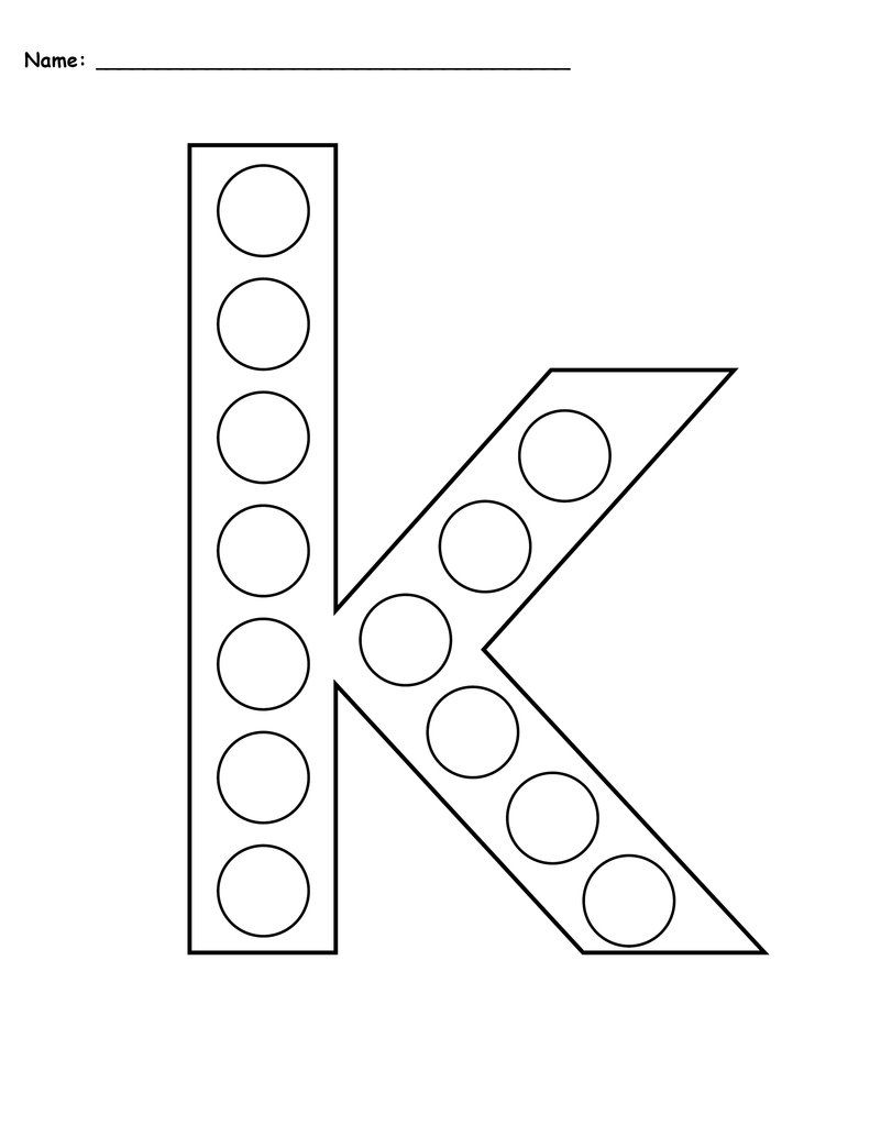 Letter k do