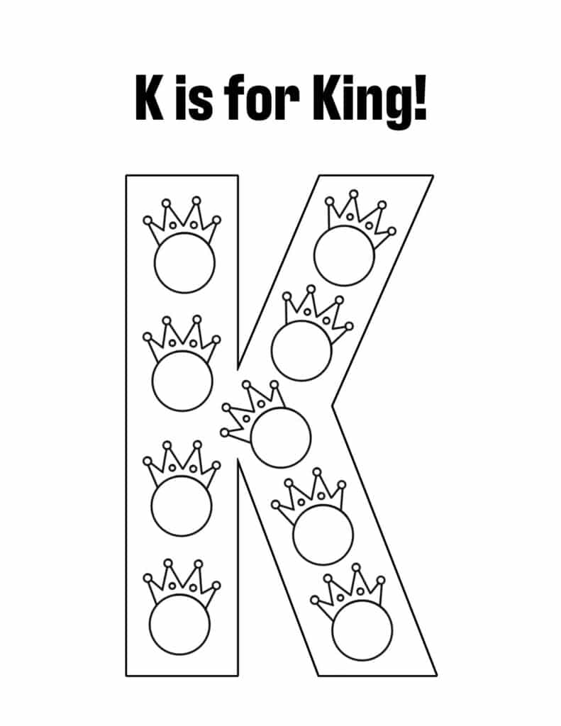 Free letter k worksheets for preschool â the hollydog blog