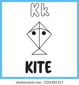 Letter k coloring page images stock photos d objects vectors