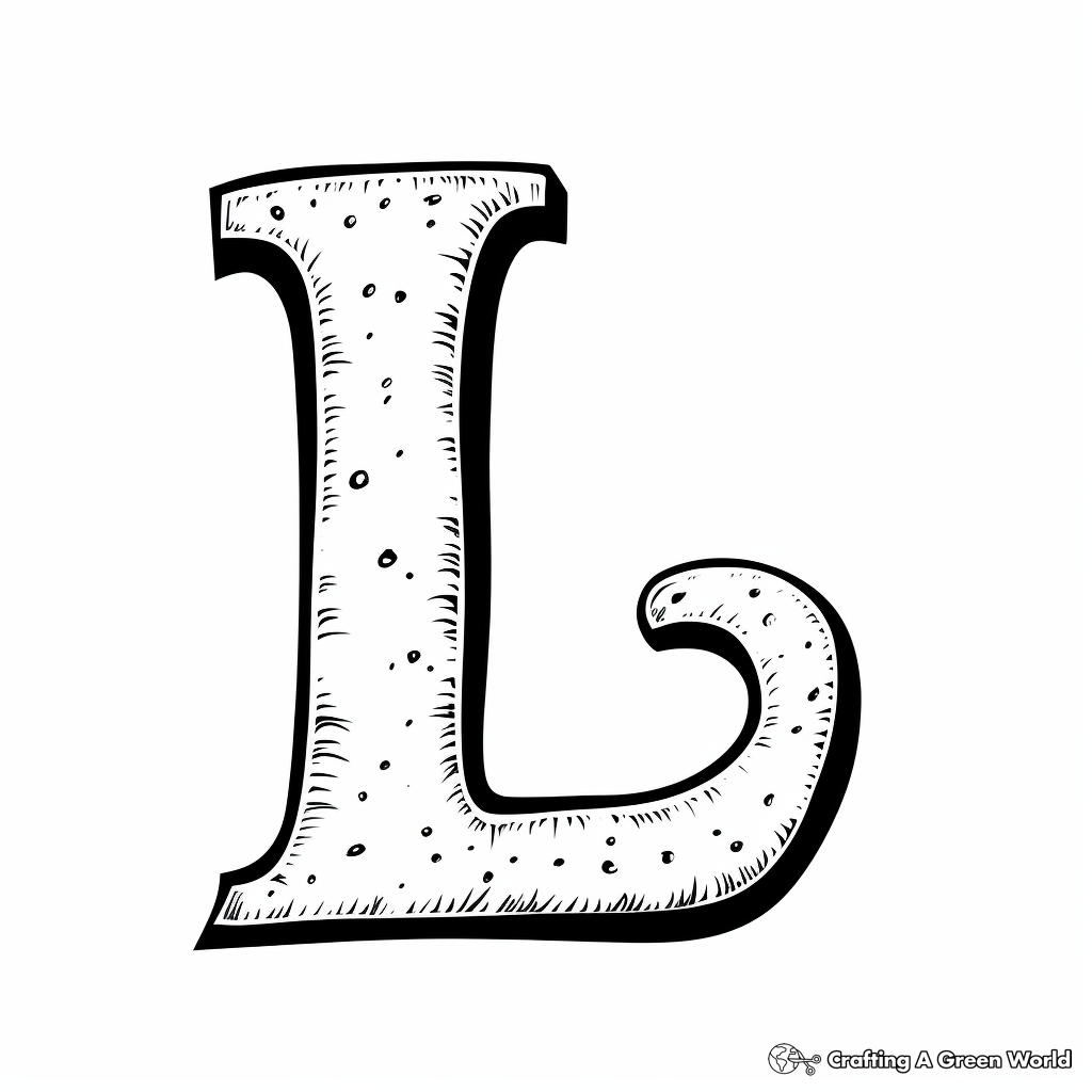 Letter l coloring pages