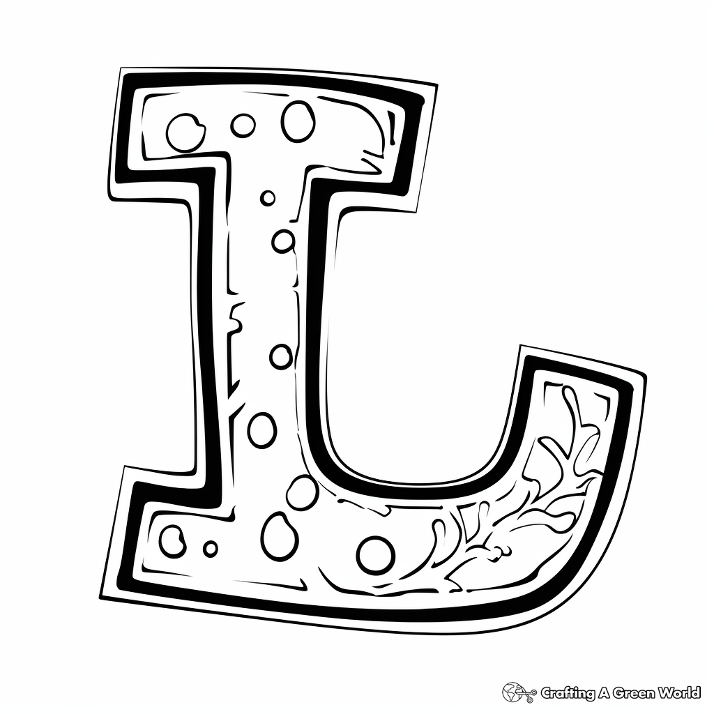 Letter l coloring pages