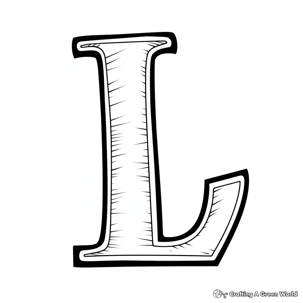 Letter l coloring pages