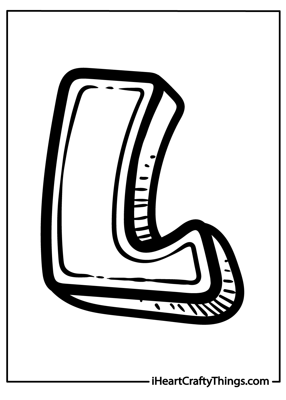 Letter l coloring pages free printables